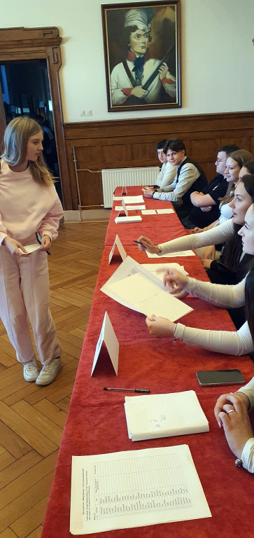 Symulacja wyborów prezydenckich w LO im. T. Kościuszki w Jarocinie