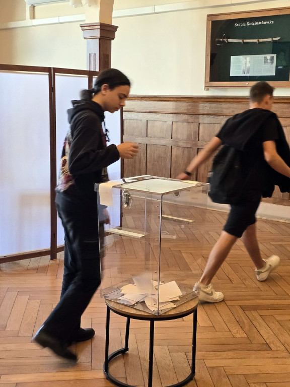 Symulacja wyborów prezydenckich w LO im. T. Kościuszki w Jarocinie