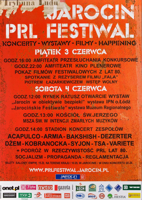 20 lat od Jarocin PRL Festiwal