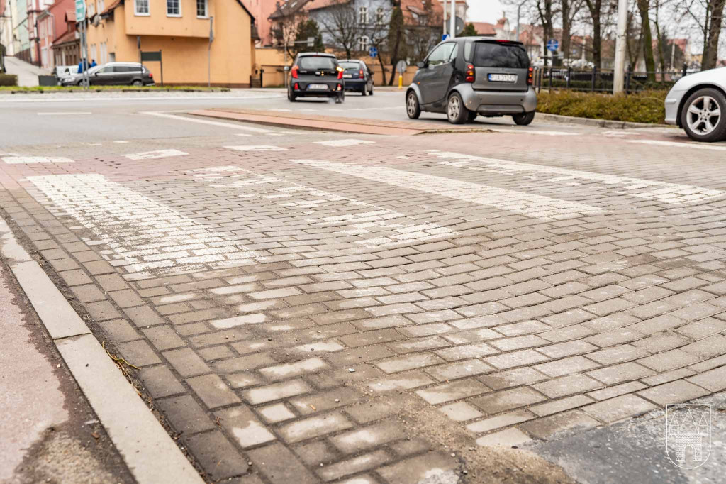 Prace naprawcze na ul. Wojska Polskiego i Św. Ducha w Jarocinie