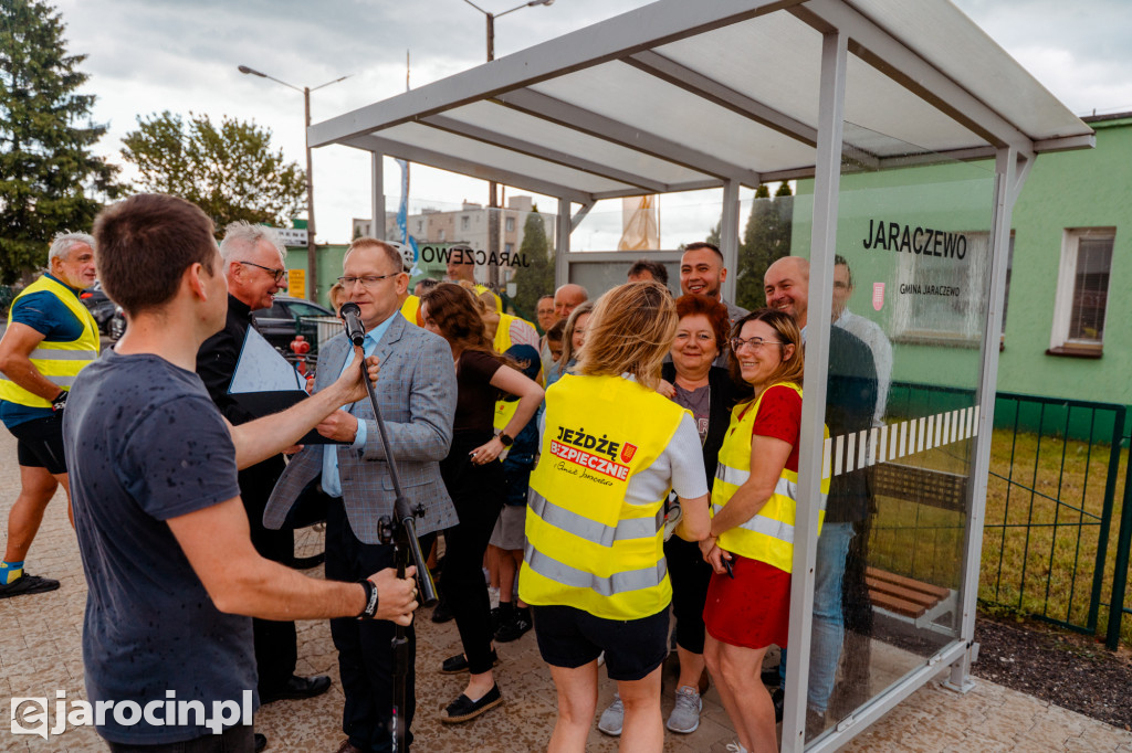 Otwarcie drogi powiatowej Jaraczewo-Gola-Niedźwiady po przebudowie