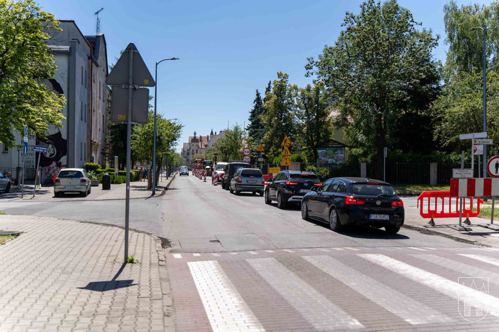 Remont chodnika na ul. Kościuszki w Jarocinie