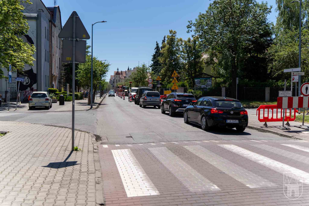Remont chodnika na ul. Kościuszki w Jarocinie