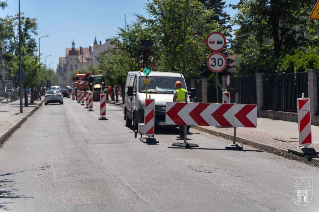 Remont chodnika na ul. Kościuszki w Jarocinie
