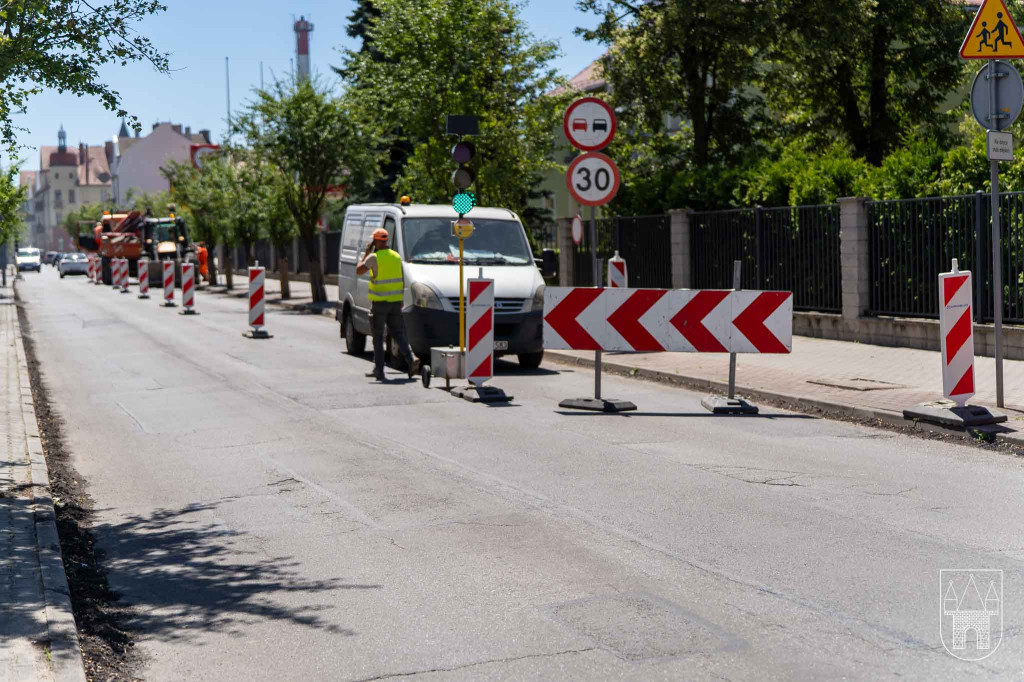 Remont chodnika na ul. Kościuszki w Jarocinie