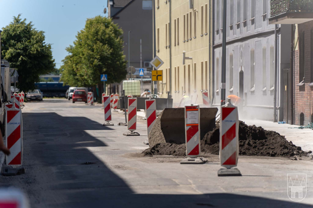 Remont chodnika na ul. Kościuszki w Jarocinie