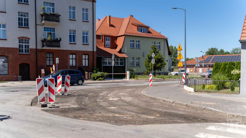 Remont chodnika na ul. Kościuszki w Jarocinie