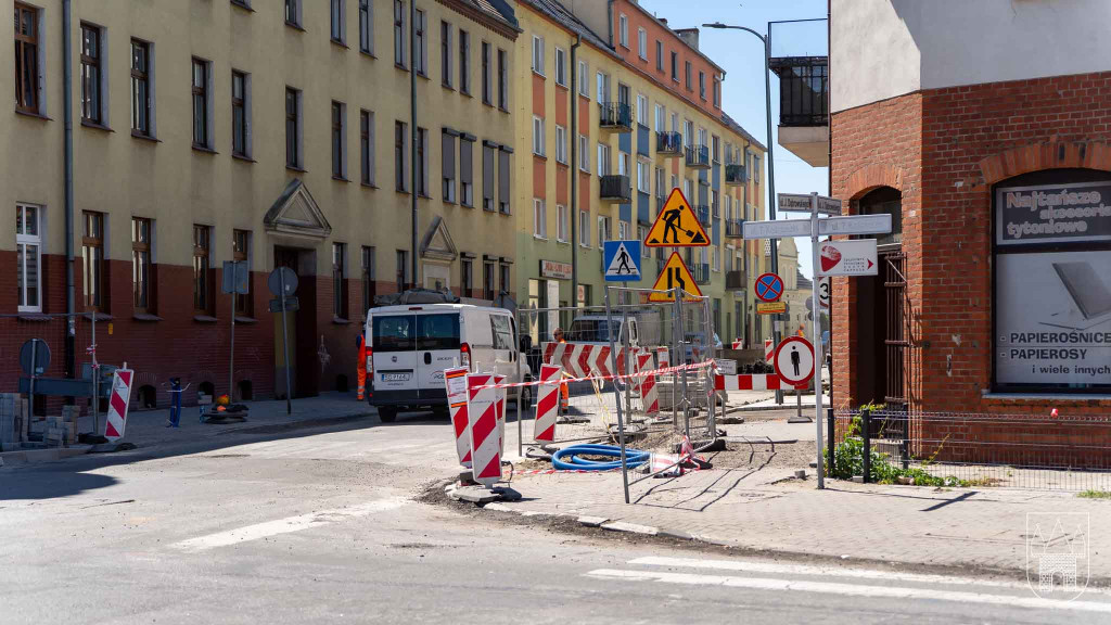 Remont chodnika na ul. Kościuszki w Jarocinie