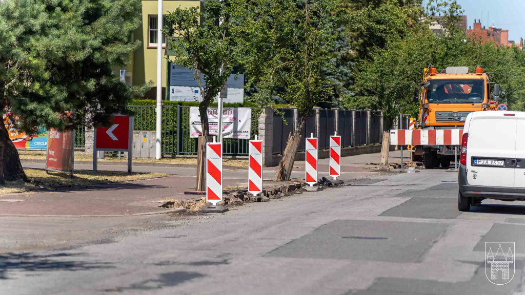 Remont chodnika na ul. Kościuszki w Jarocinie