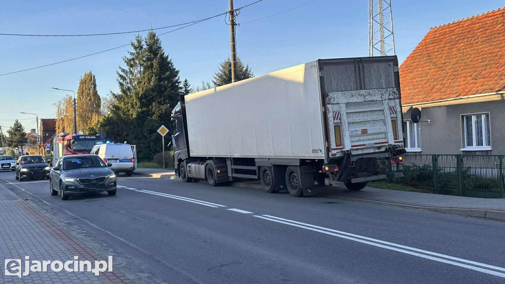 Poranny wypadek na ul. Wrocławskiej w Jarocinie