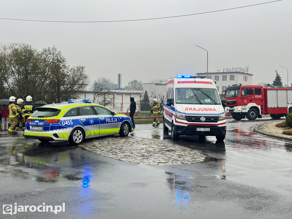 Wypadek na ul. Poznańskiej w Kotlinie