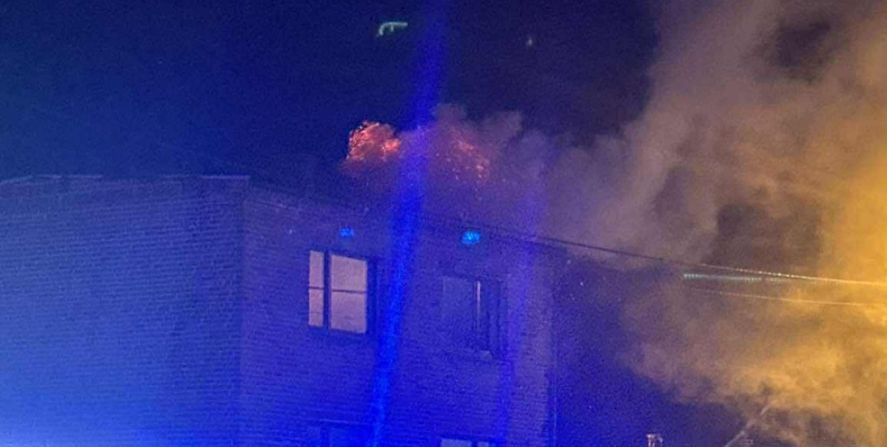 Pożar sadzy w kominie w Witaszycach