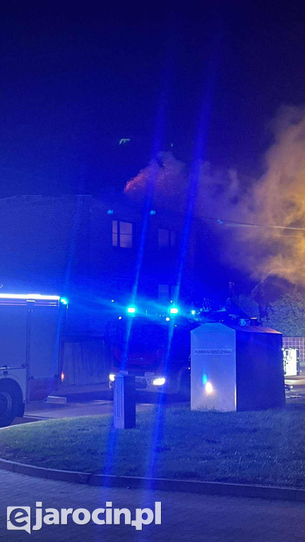 Pożar sadzy w kominie w Witaszycach