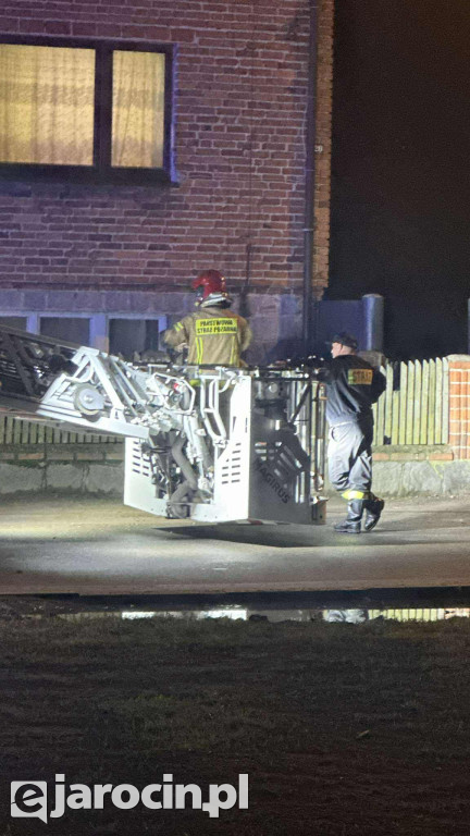 Pożar sadzy w kominie w Witaszycach