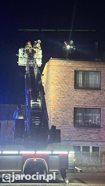 Pożar sadzy w kominie w Witaszycach