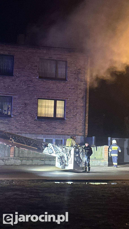 Pożar sadzy w kominie w Witaszycach