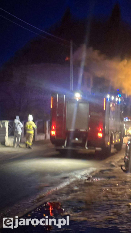 Pożar sadzy w kominie w Witaszycach