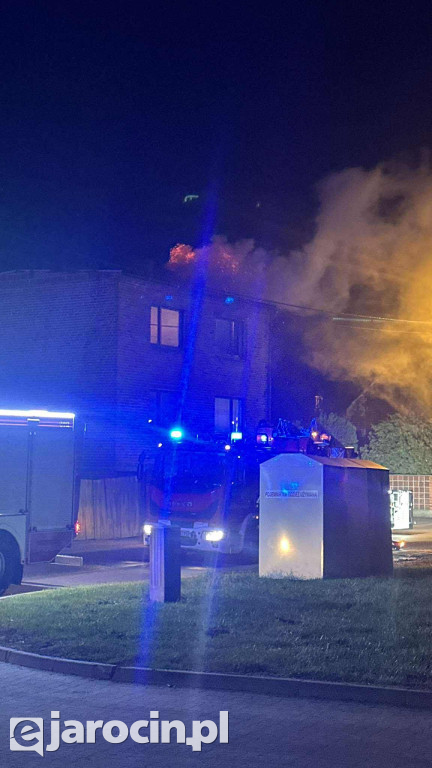 Pożar sadzy w kominie w Witaszycach