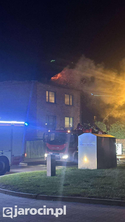 Pożar sadzy w kominie w Witaszycach