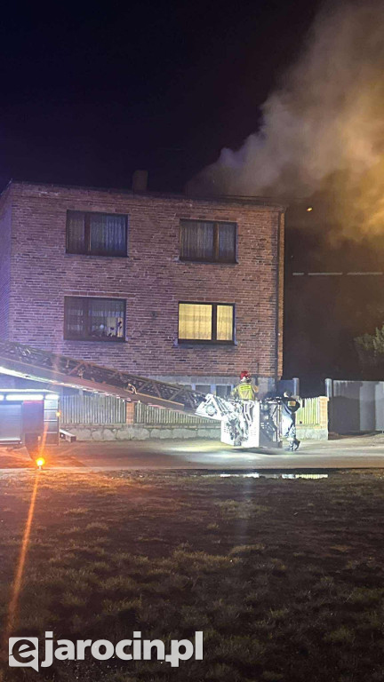 Pożar sadzy w kominie w Witaszycach