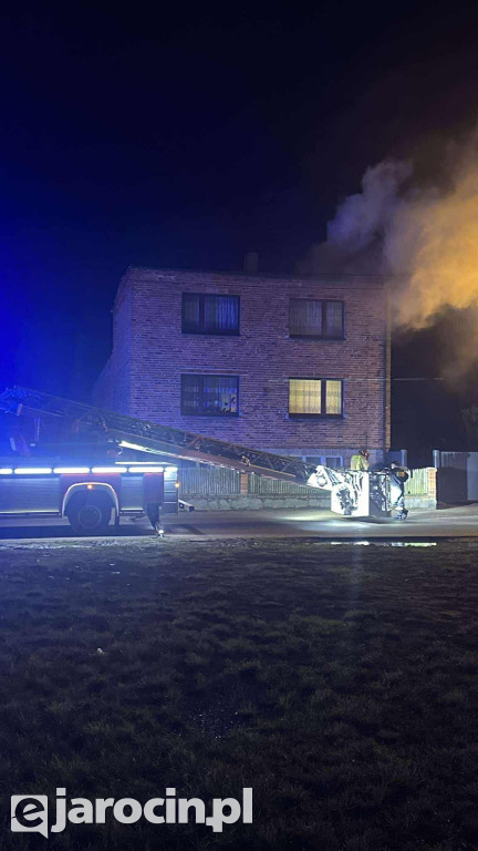 Pożar sadzy w kominie w Witaszycach