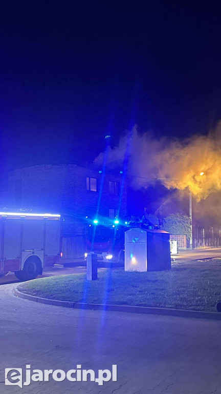 Pożar sadzy w kominie w Witaszycach