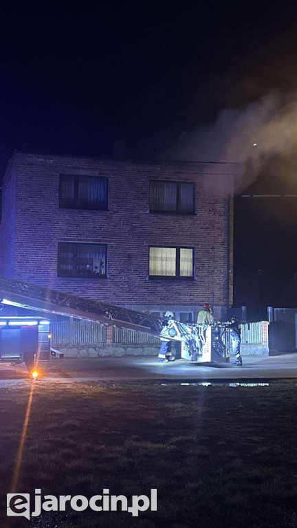Pożar sadzy w kominie w Witaszycach