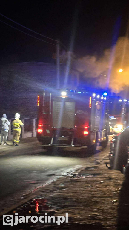 Pożar sadzy w kominie w Witaszycach