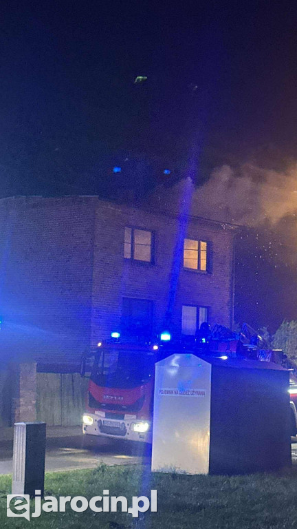 Pożar sadzy w kominie w Witaszycach