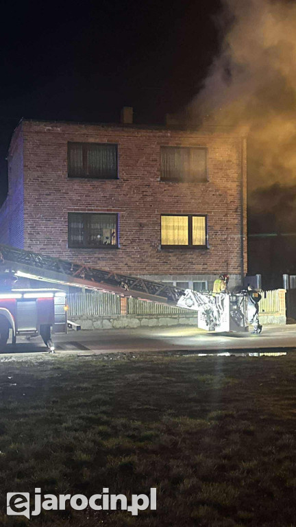 Pożar sadzy w kominie w Witaszycach