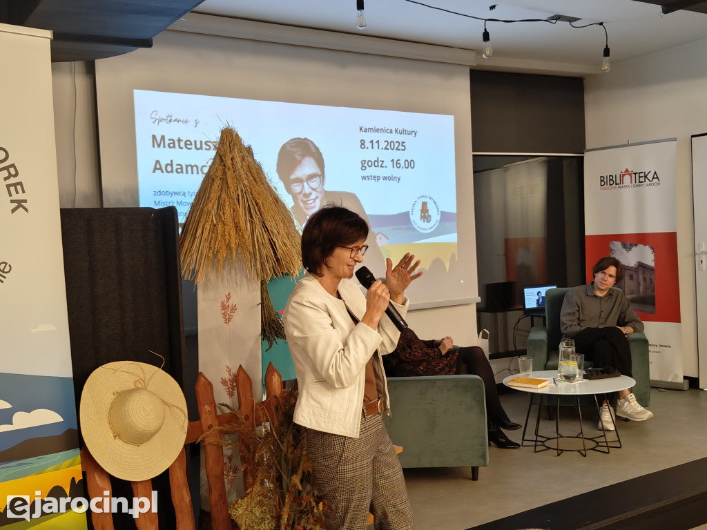 Mateusz Adamczyk odwiedził Jarocin i zdradził tajemnice polszczyzny