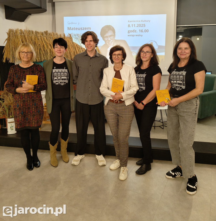 Mateusz Adamczyk odwiedził Jarocin i zdradził tajemnice polszczyzny