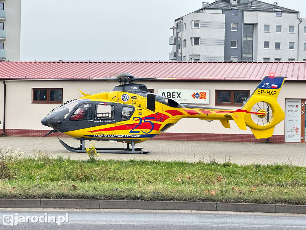 Potrącenie rowerzysty na ul. Popiełuszki w Jarocinie