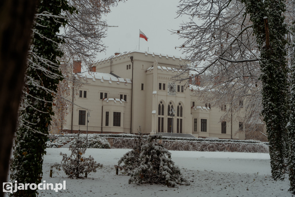 Park Radolińskich w zimowe odsłonie