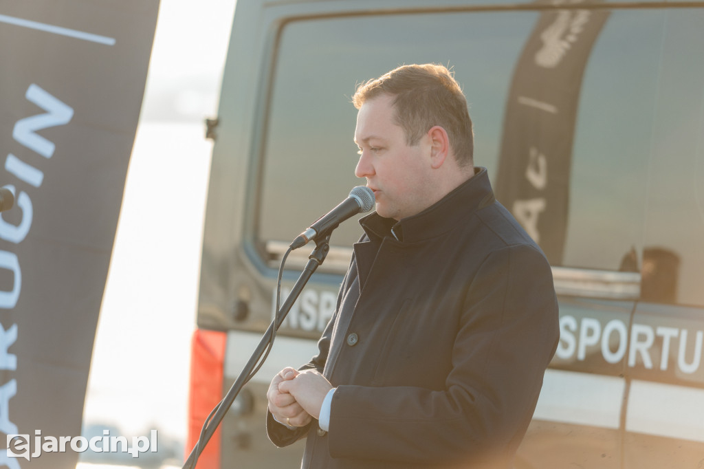 W Jarocinie przekazano klucze do szlabanu do ważenia pojazdów przy zjeździe z drogi S11