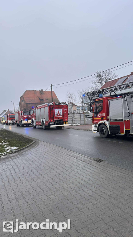 Zadymienie poddasza w Dobieszczyźnie