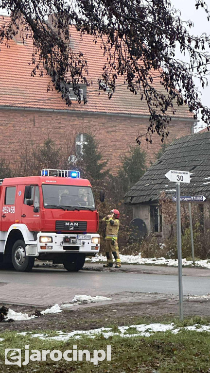 Zadymienie poddasza w Dobieszczyźnie