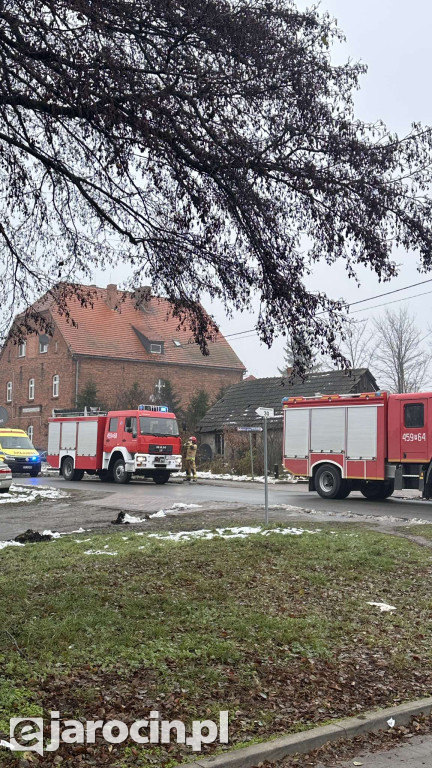 Zadymienie poddasza w Dobieszczyźnie