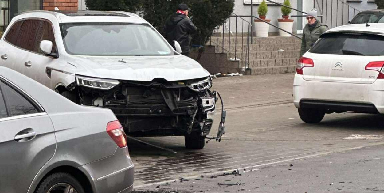 Kolizja przy os. Kościuszki w Jarocinie