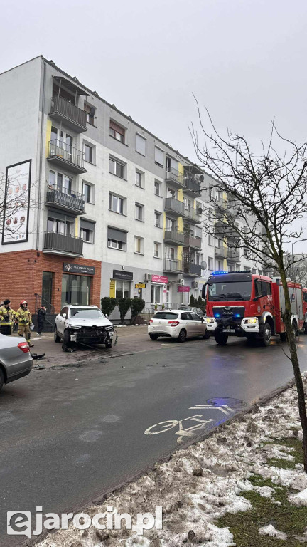 Kolizja przy os. Kościuszki w Jarocinie