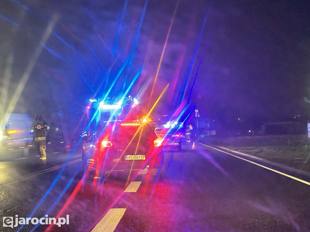 Wypadek na DK 11 w Kotlinie