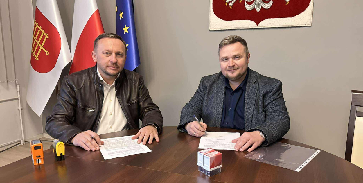 Podpisanie umowy na projekt ścieżki rowerowej z Bielejewa do Panienki