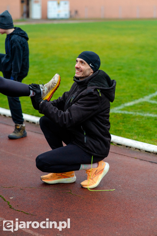 Trening z Adamem Nowickim przyciągnął biegaczy z Jarocina i okolic