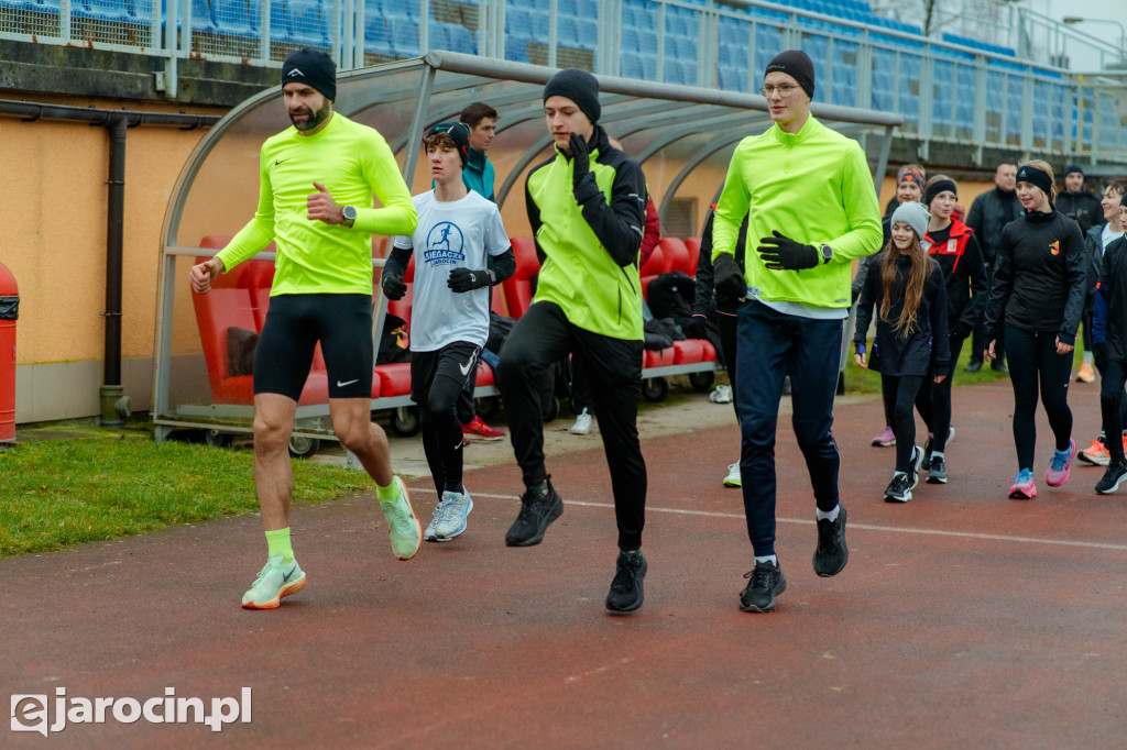 Trening z Adamem Nowickim przyciągnął biegaczy z Jarocina i okolic