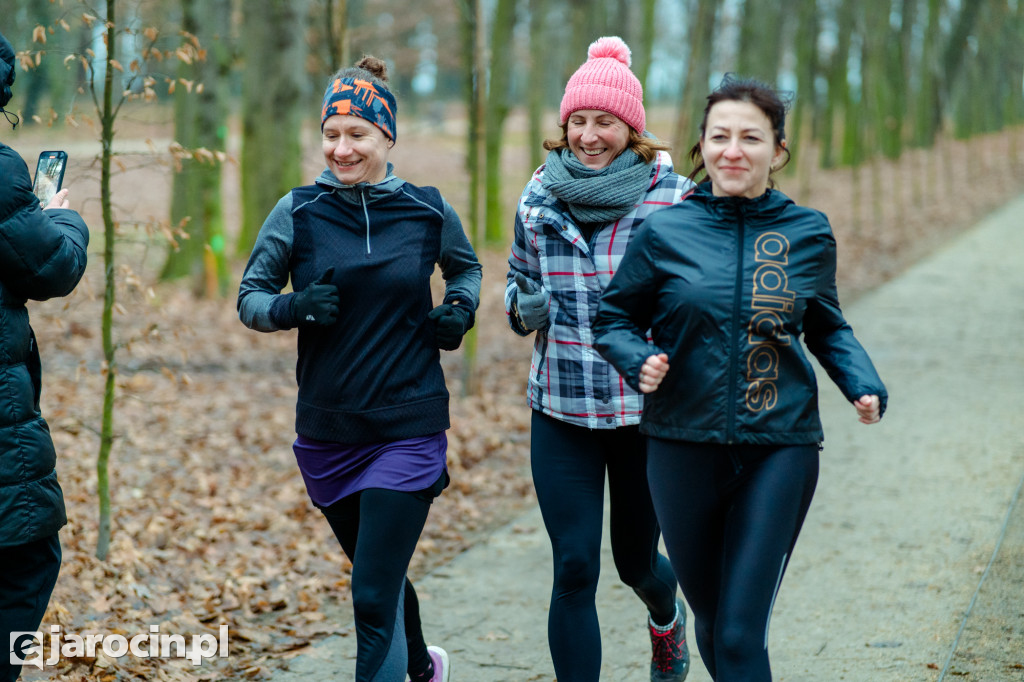 Trening z Adamem Nowickim przyciągnął biegaczy z Jarocina i okolic