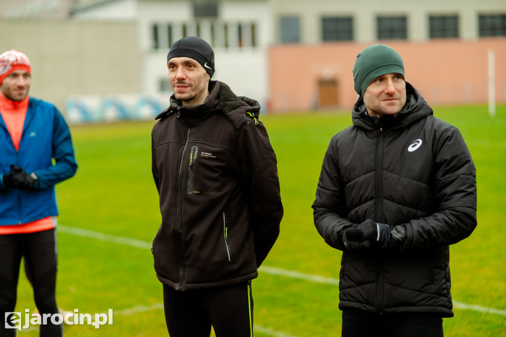 Trening z Adamem Nowickim przyciągnął biegaczy z Jarocina i okolic