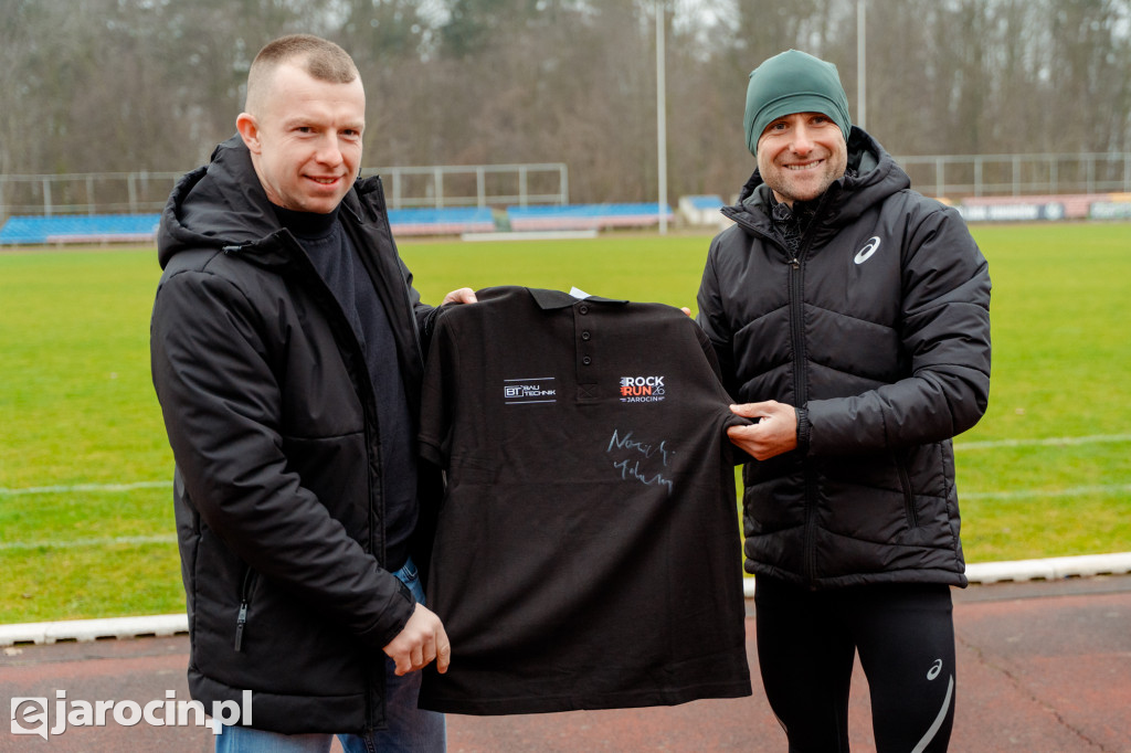 Trening z Adamem Nowickim przyciągnął biegaczy z Jarocina i okolic