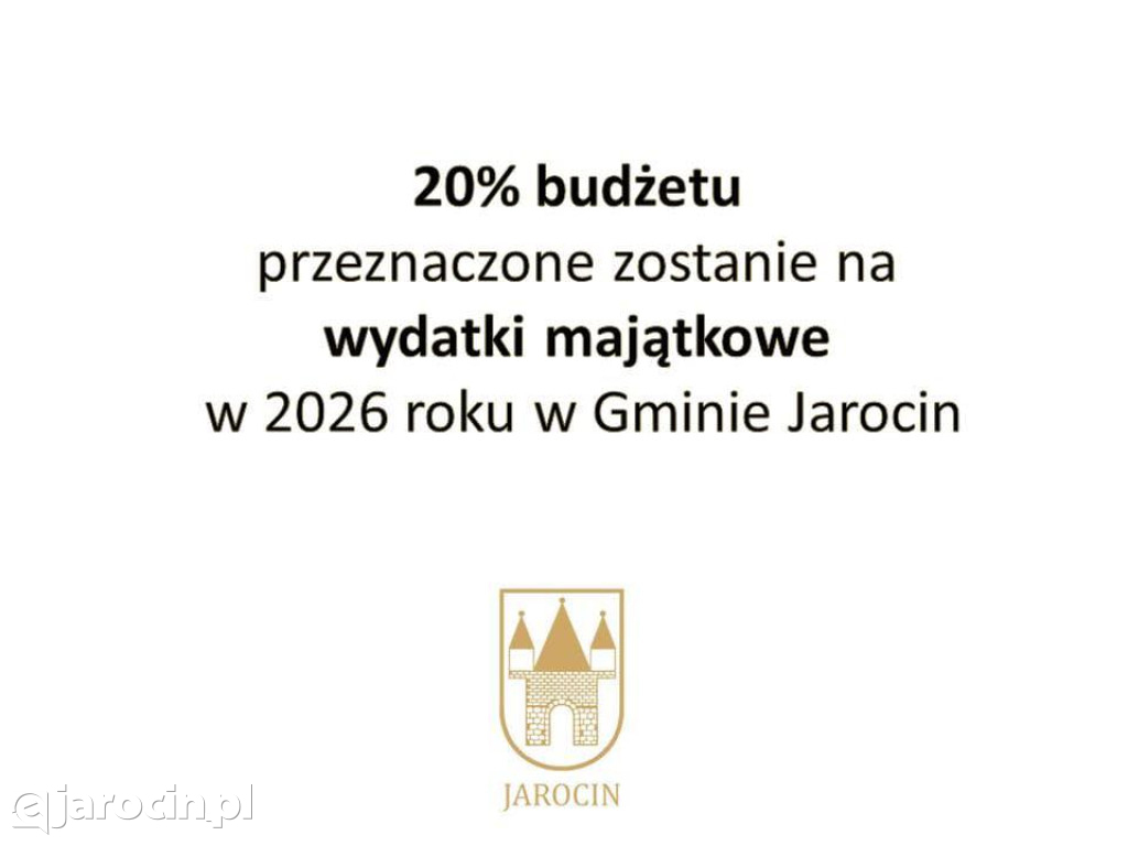 Budżet Gminy Jarocin na 2026 rok
