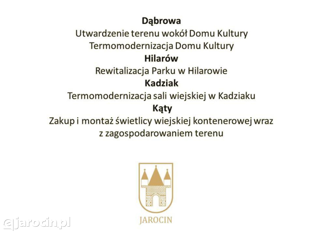 Budżet Gminy Jarocin na 2026 rok