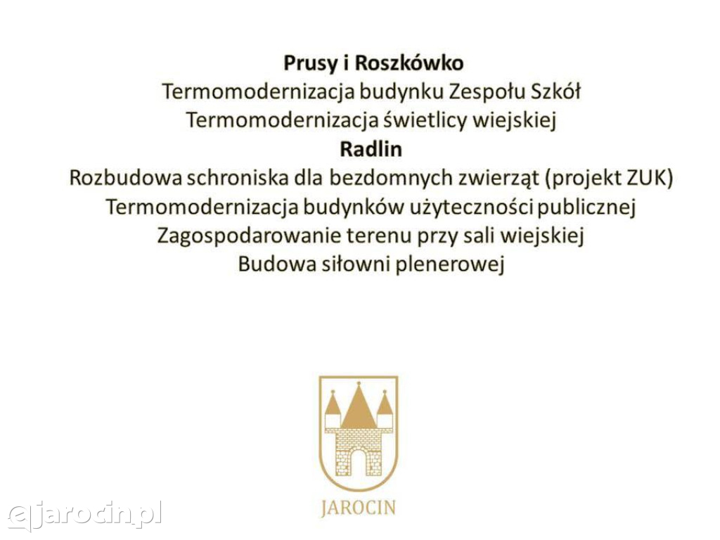 Budżet Gminy Jarocin na 2026 rok